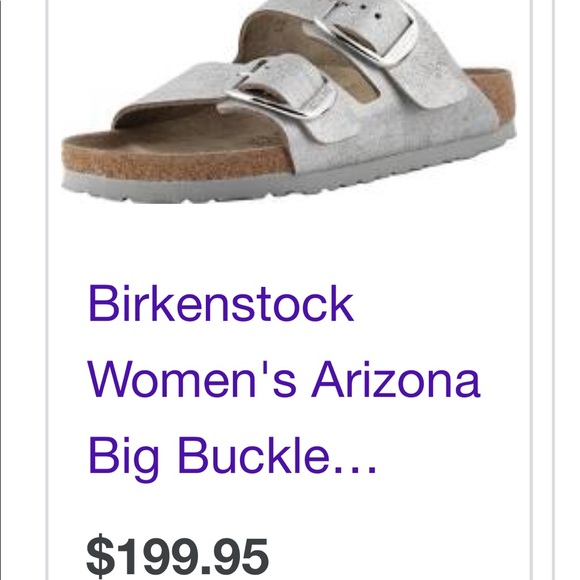 BIRKENSTOCK Arizona Big Buckle Leather Sandals 37 - Picture 7 of 9